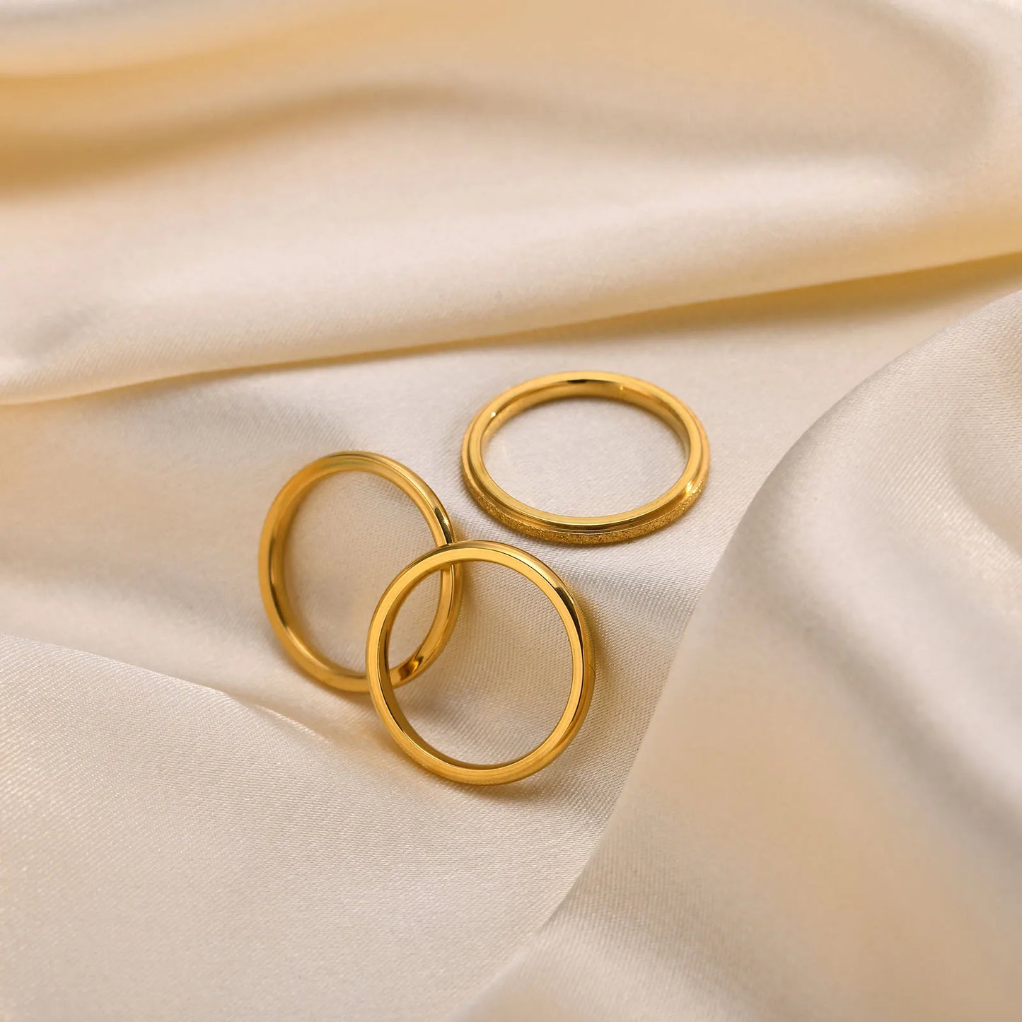 3PCS Set Stainless Steel Ring - Accessory