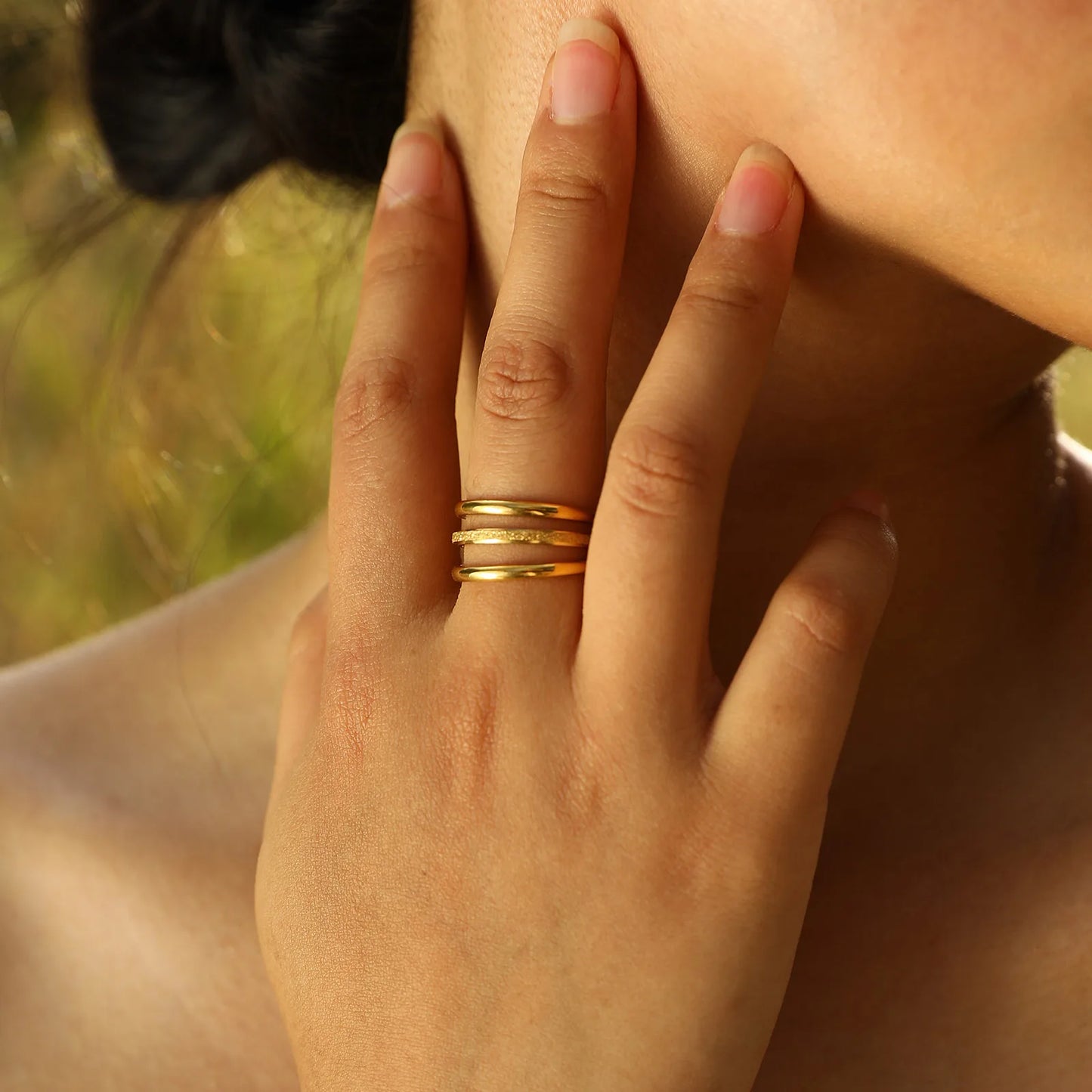 3PCS Set Stainless Steel Ring - Accessory