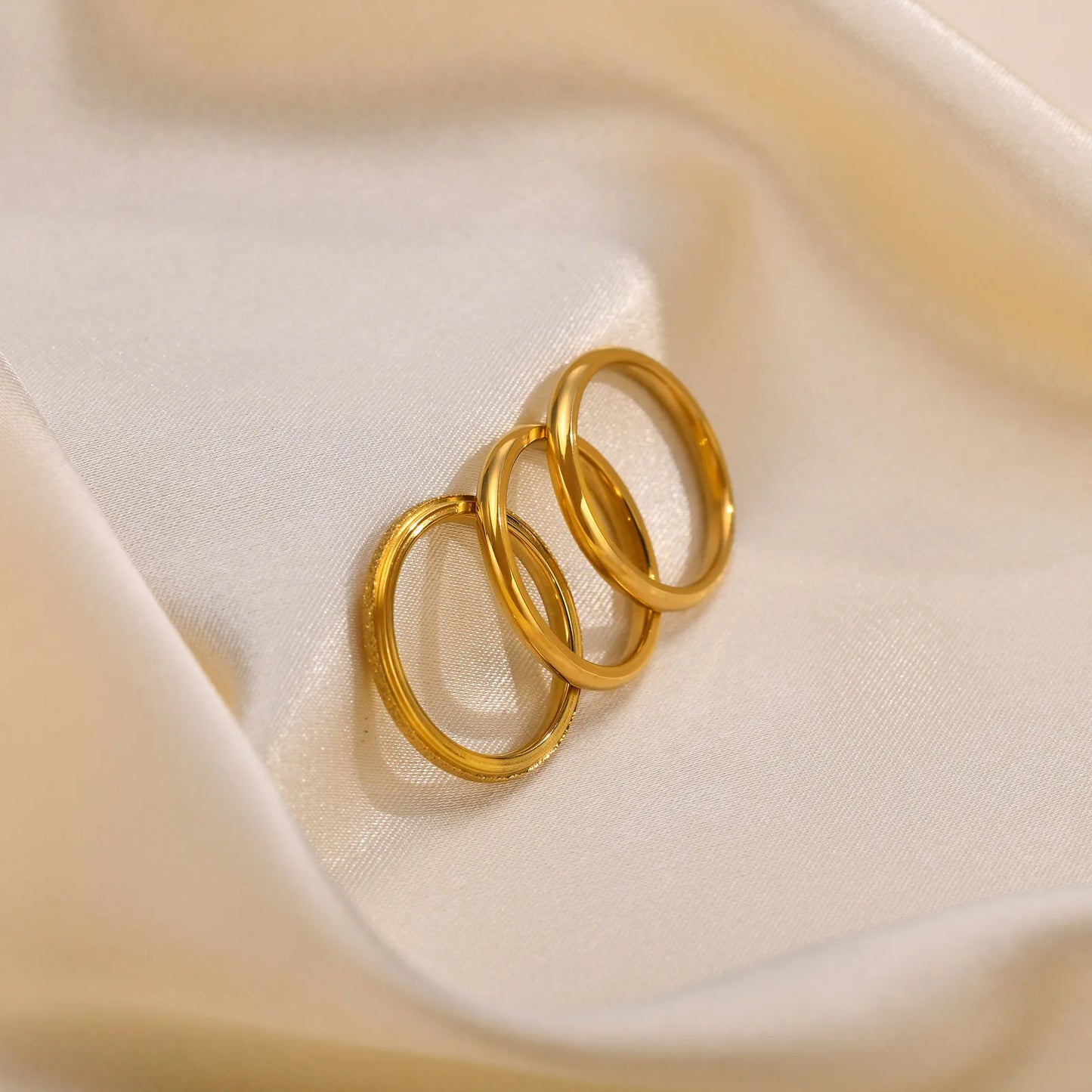3PCS Set Stainless Steel Ring - Accessory