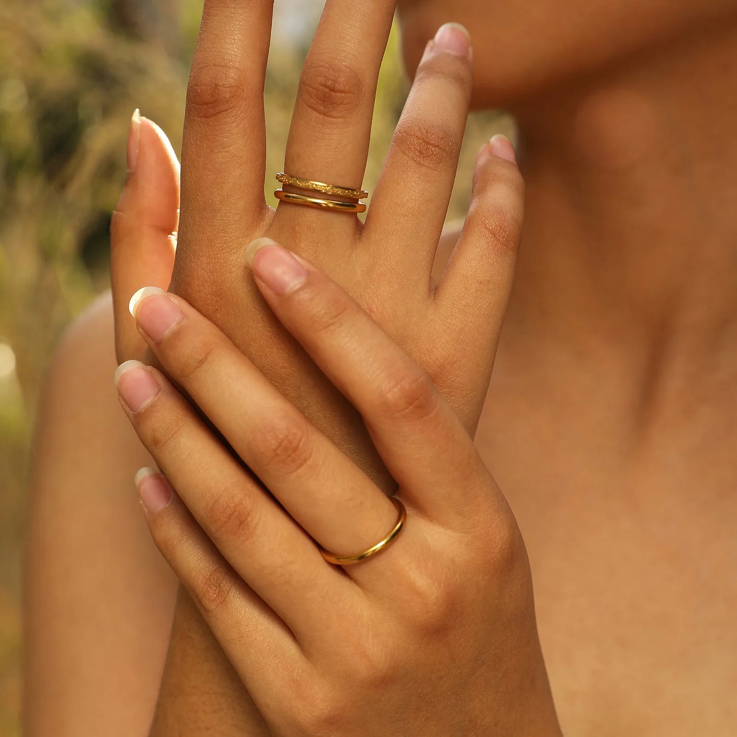3PCS Set Stainless Steel Ring - Accessory