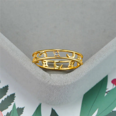Charm Hollow Ring