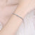 Bowknot Bracelet with Shiny Zircon Tennis Design