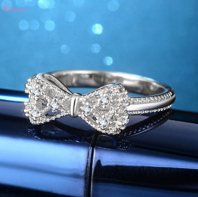 Bowknot Ring - 925 Sterling Silver