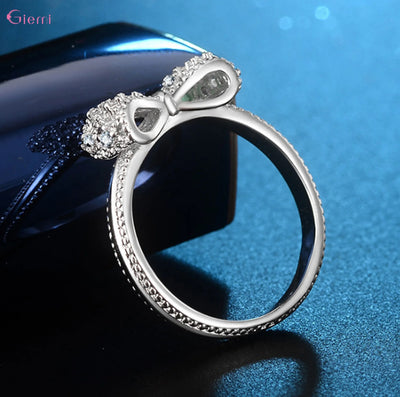 Bowknot Ring - 925 Sterling Silver