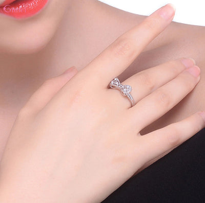 Bowknot Ring - 925 Sterling Silver