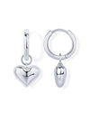 Heart Pendant Earrings