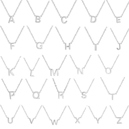 Minimalist Initial A-Z Letter Necklace - Accessory 