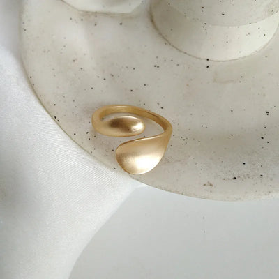 Golden Flow Ring