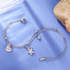 Cazador Starfish Seashell Charms Bracelet