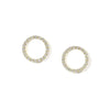 Delicate Small Circle Stud Earrings