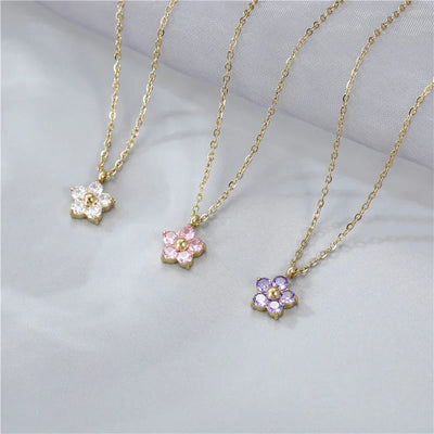 Flower Pendant Necklace