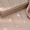 Moon Necklace - with North stars