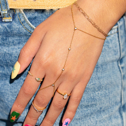 Finger Ring Bracelet