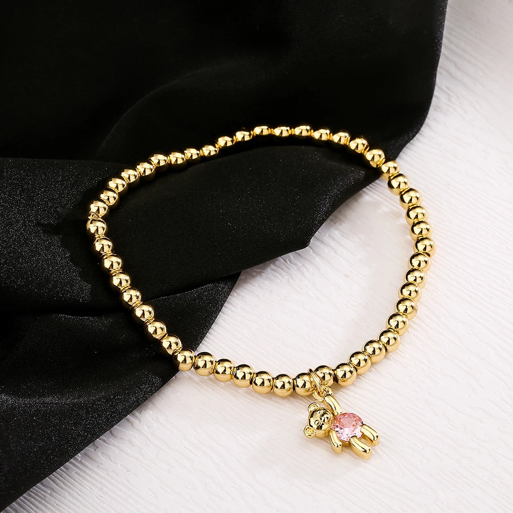 Teddy Copper Beads Bracelet - Accessory 