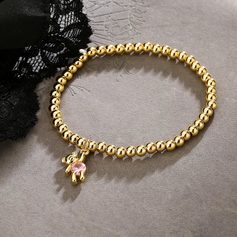 Teddy Copper Beads Bracelet - Accessory 