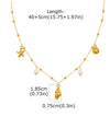 Beach Pearl Pendant Necklaces