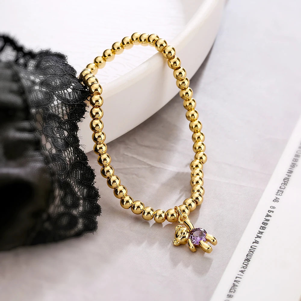 Teddy Copper Beads Bracelet - Accessory 