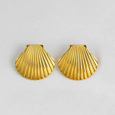 Summer beach Earrings - Gold plated