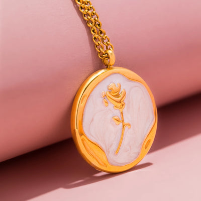 The Rose from Beauty and the Beast - Necklace