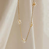 Floral Charm Choker - Accessory