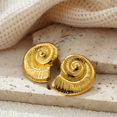 Summer beach Earrings - Gold plated