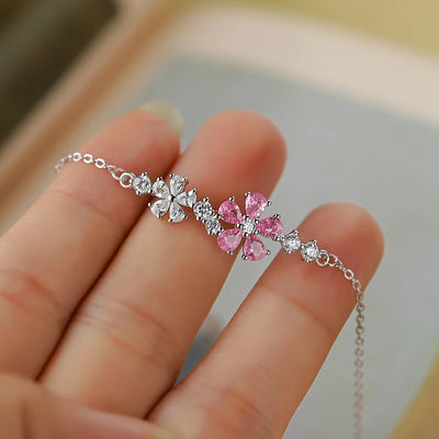 Pink Cherry Blossom Bracelet