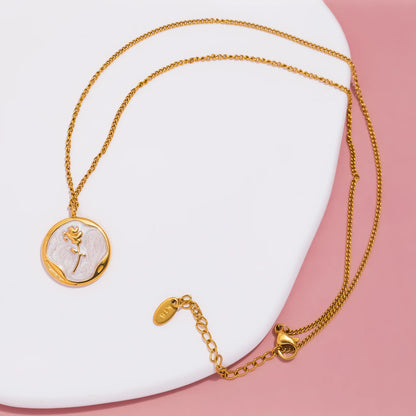 The Rose from Beauty and the Beast - Necklace