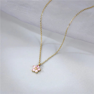 Flower Pendant Necklace