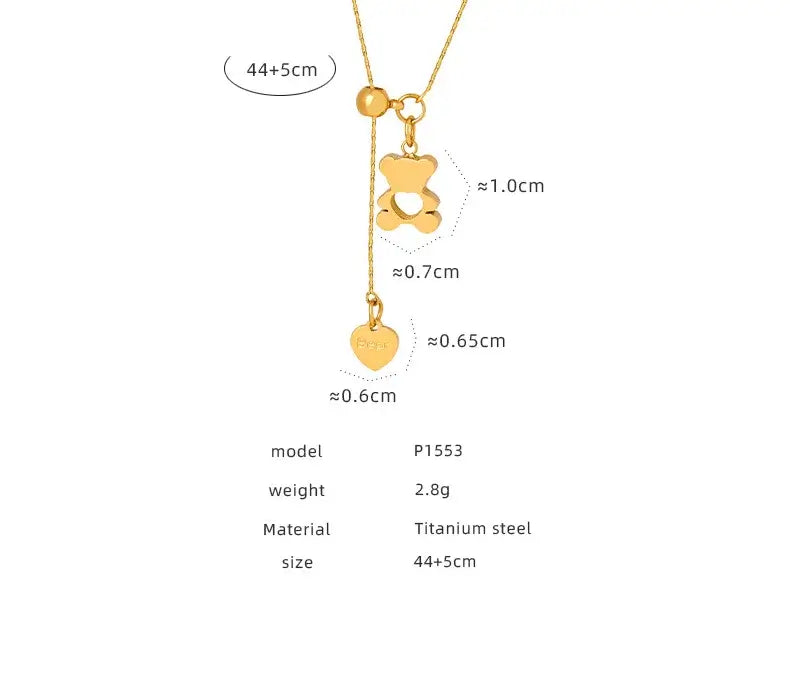 Teddy Bear Necklace