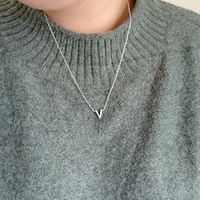 Minimalist Initial A-Z Letter Necklace