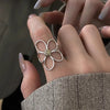 Flower Silver Ring