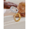 Bling Heart Cubic Zirconia Ring