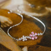 Pink Cherry Blossom Bracelet