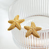 Summer beach Earrings - Gold plated