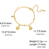 Cazador Starfish Seashell Charms Bracelet