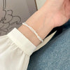 Double Layer Pearl Bracelet - 925 Silver