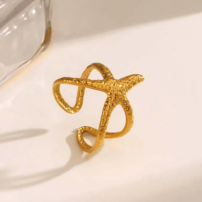 Starfish Open Ring