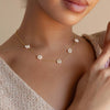 Floral Charm Choker - Accessory 