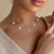 Floral Charm Choker