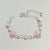 Cherry Blossom Bow Zircon Bracelet