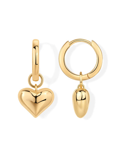 Heart Pendant Earrings