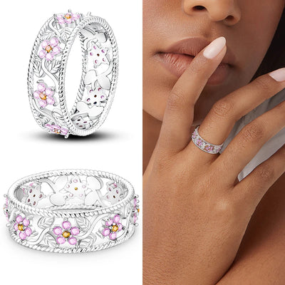 Pink Bloom Ring