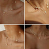Floral Charm Choker - Accessory