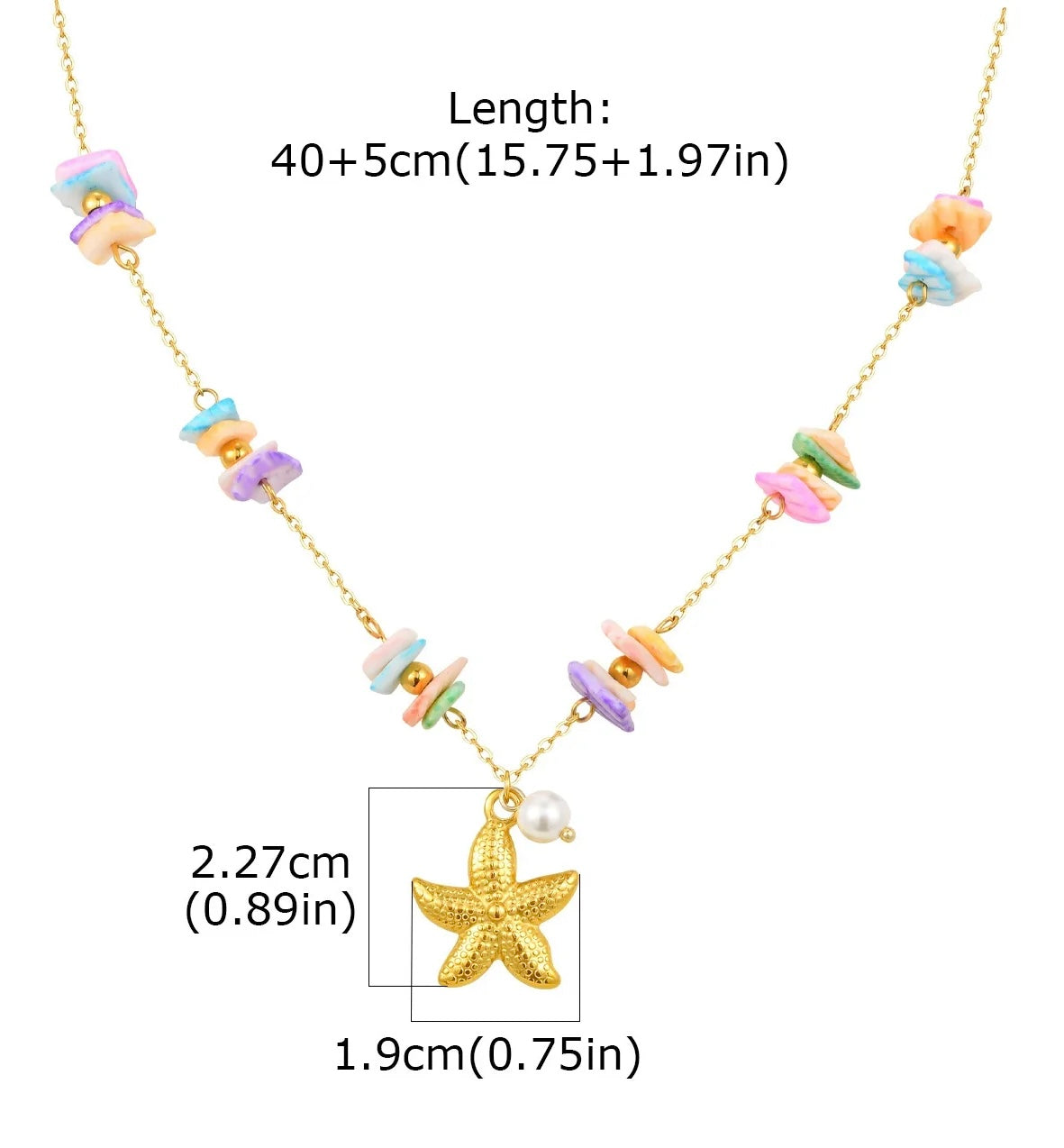 Beach Pearl Pendant Necklaces