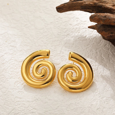 Summer beach Earrings - Gold plated