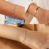 3pcs Stainless Steel Stack Cuff Bracelets