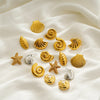 Summer beach Earrings - Gold plated