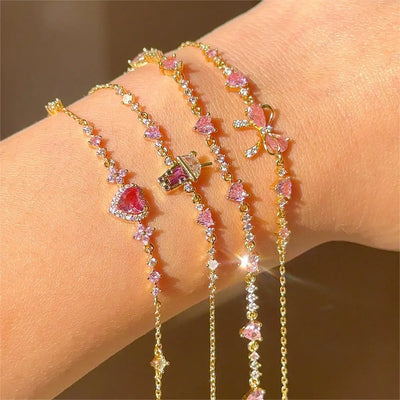 Dainty Spring Charm Bracelets