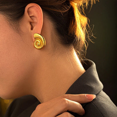 Summer beach Earrings - Gold plated