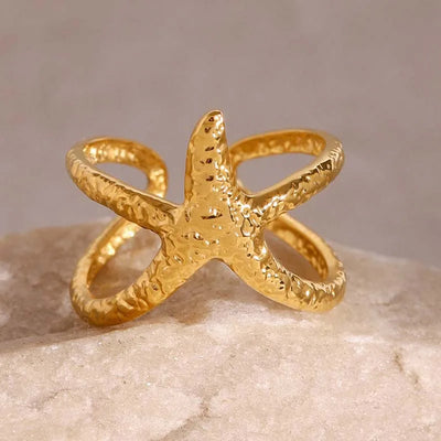 Starfish Open Ring